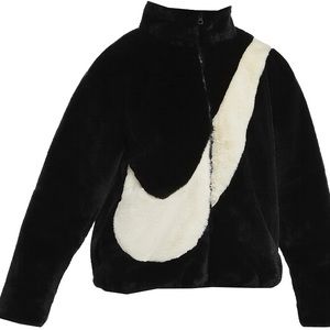 Nike fur swosh jacket